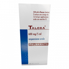 Талокса Фелбамат сироп (суспензия для орального прим.) 600мг/5мл фл. 230мл